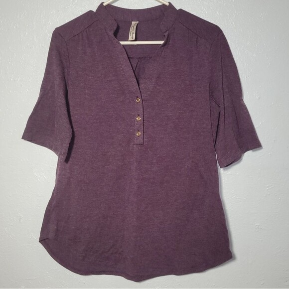 Tops - PerSeption Concept Medium Purple 3-Button Top